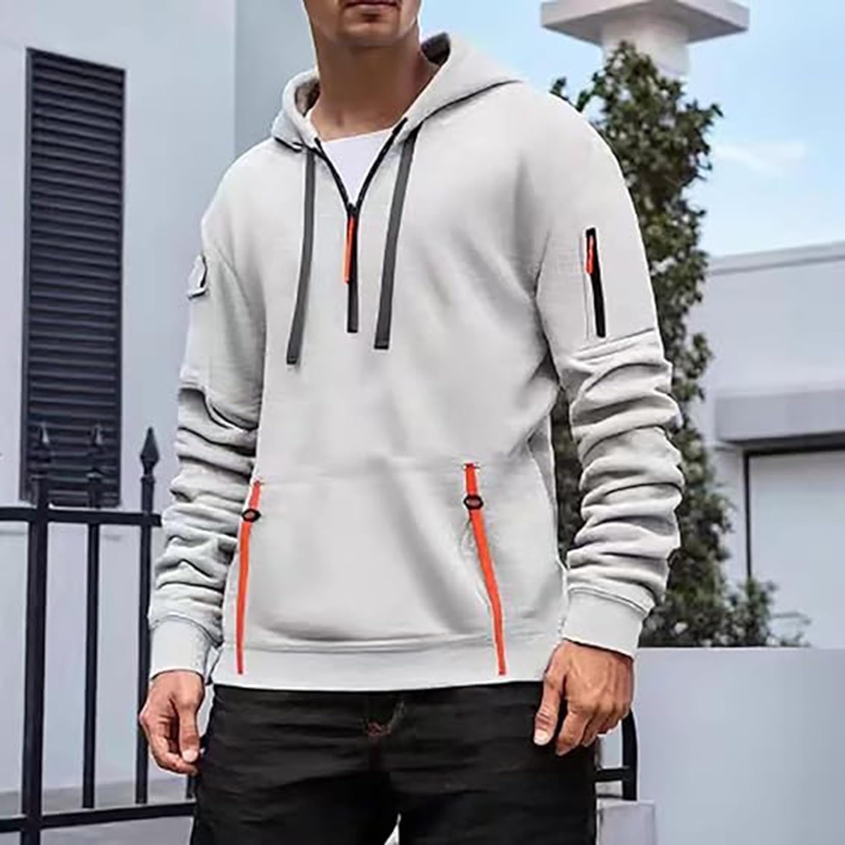Survêtement 2 pièces pour homme, ensemble complet de sport pour Resident Evil/Umbrella, sweat à capuche et pantalon, veste chaude à fermeture éclair, automne-hiver
