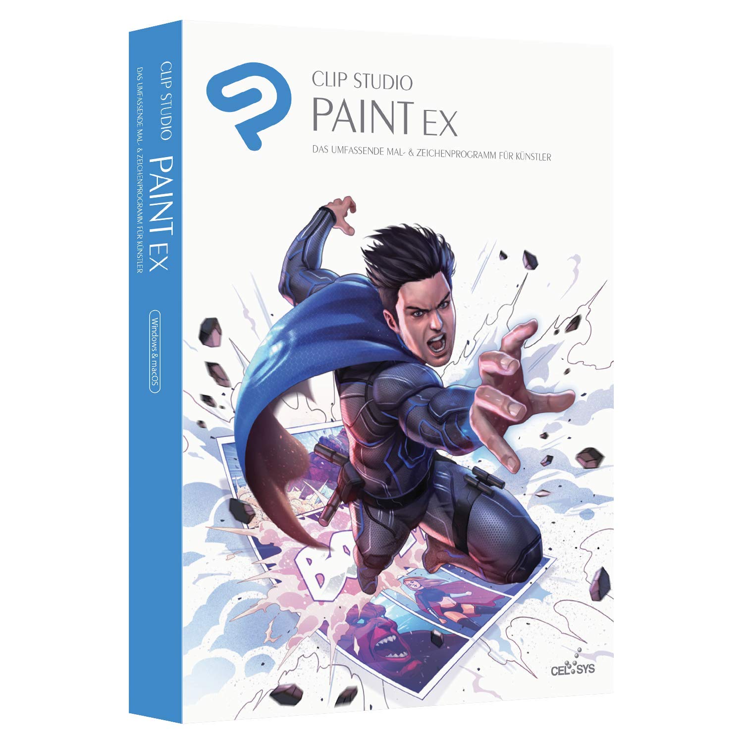 CLIP STUDIO PAINT EX - Version 1 - Unbefristete Lizenz - für Windows und macOS (Deutsche Version)