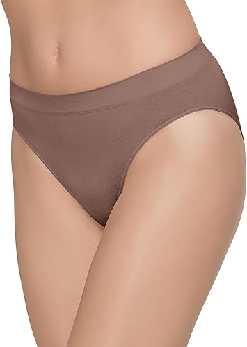 Wacoal Bragas B-Smooth de Corte Alto para Mujer, Gris Pardo Oscuro, S