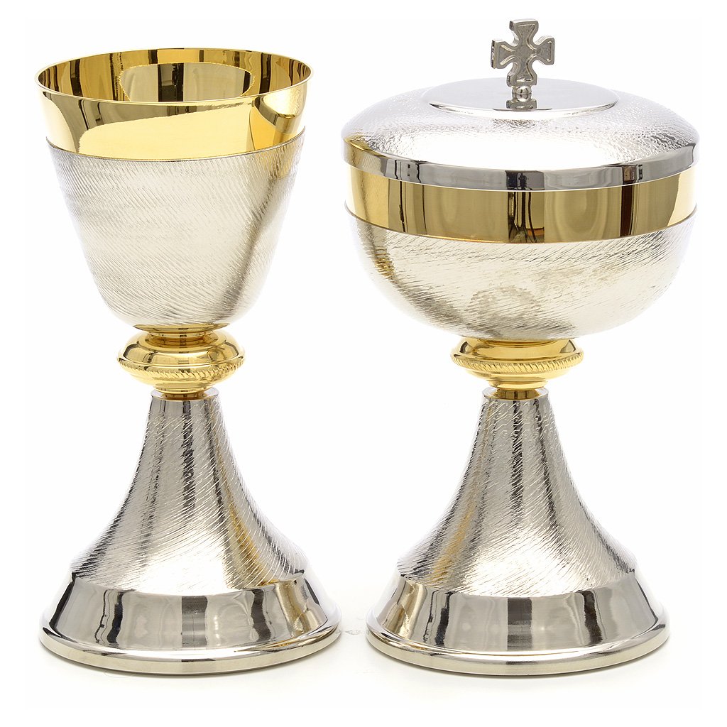 Holyart Calice e pisside doppia finitura bicolore, Calice