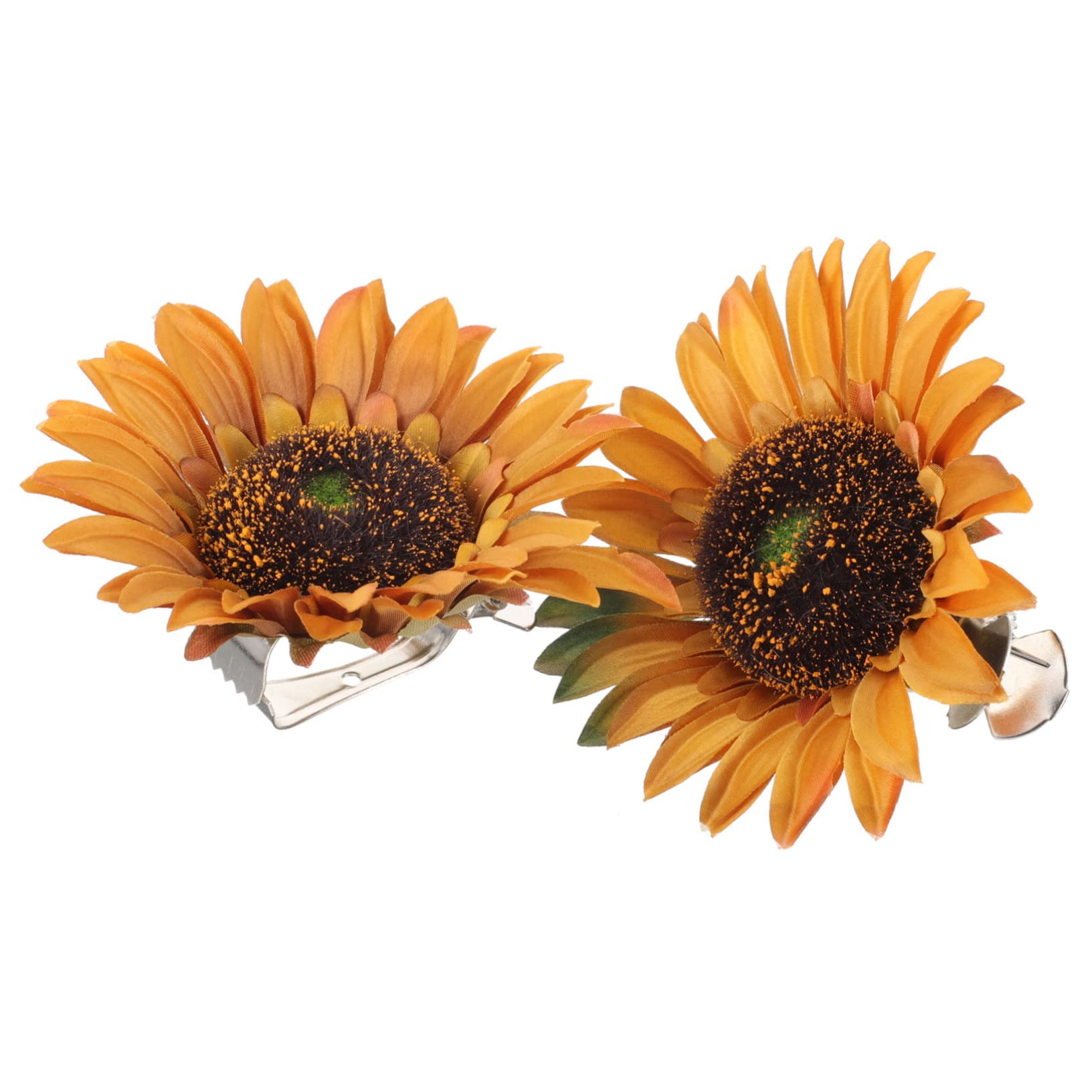 PRETYZOOM 10stücke Sonnenblumen Vorhang Clips Vorhang Raffhalter Für Einfache Bohren Für Schlafzimmer Und Büro Seidenstoff Gefertigt