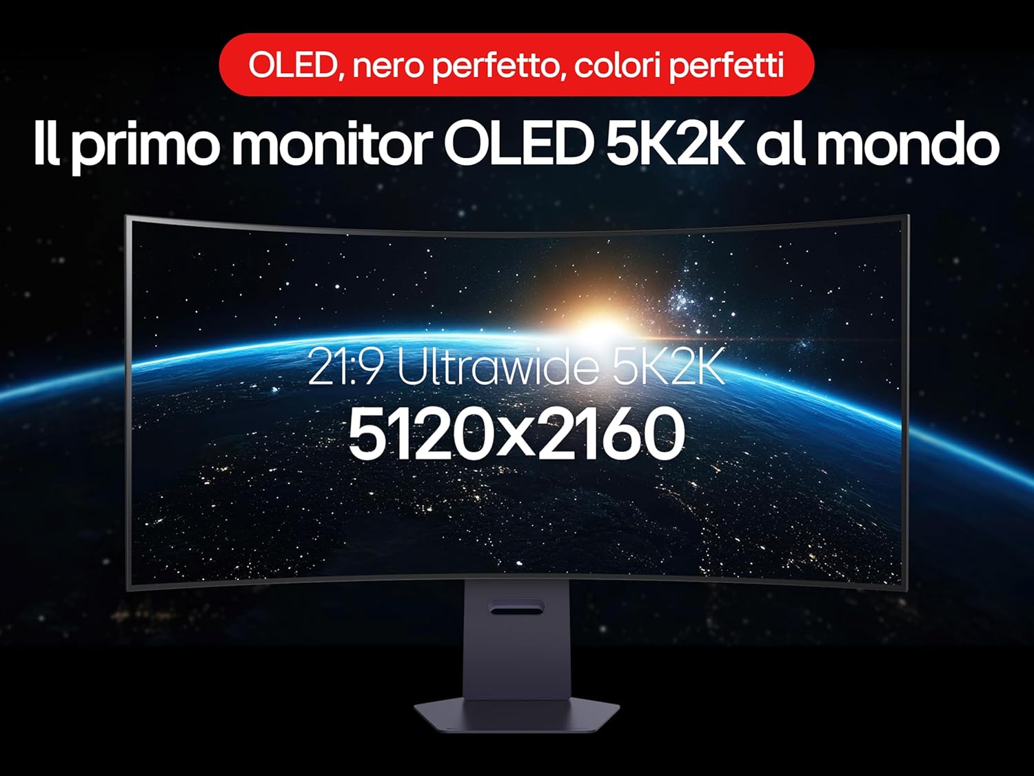LG Ultragear™ 45GX950A-B 45" Gaming Screen - OLED Panel 5K2K WUHD (5120 x 2160), 0.03ms 165Hz, DisplayHDR™400 True Black, DCI-P3 98.5% (CIE1976), FreeSync Premium Pro, G-Sync Compatible