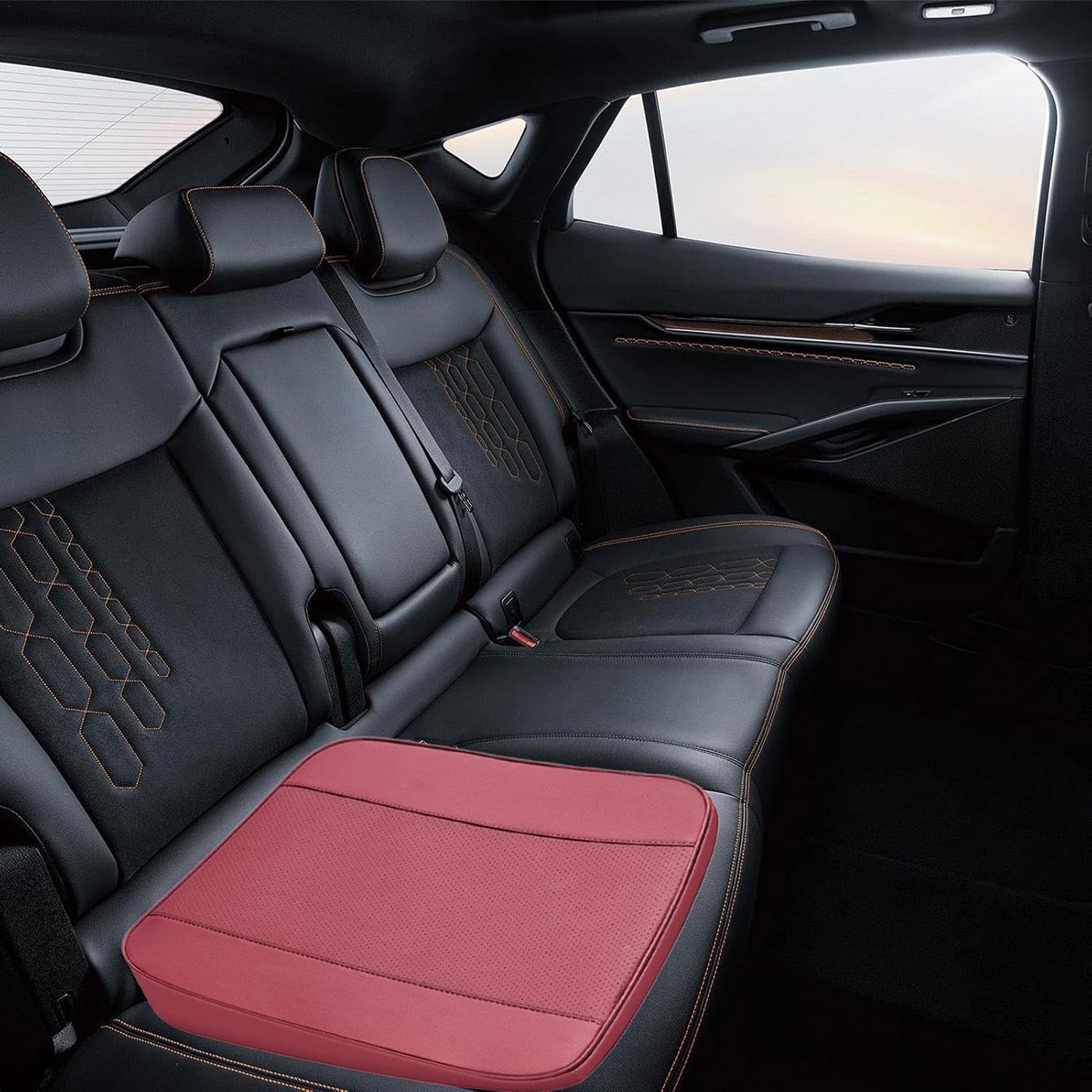 Car Seat Cushion - Portable Seats Cushion Pad, Extra Height Ergonomic Design Thickened Pad | Multi Purpose Seat Cushion, Comfortable Seat Cushion Support for Wheelchair, Car Seat, Dining Chair