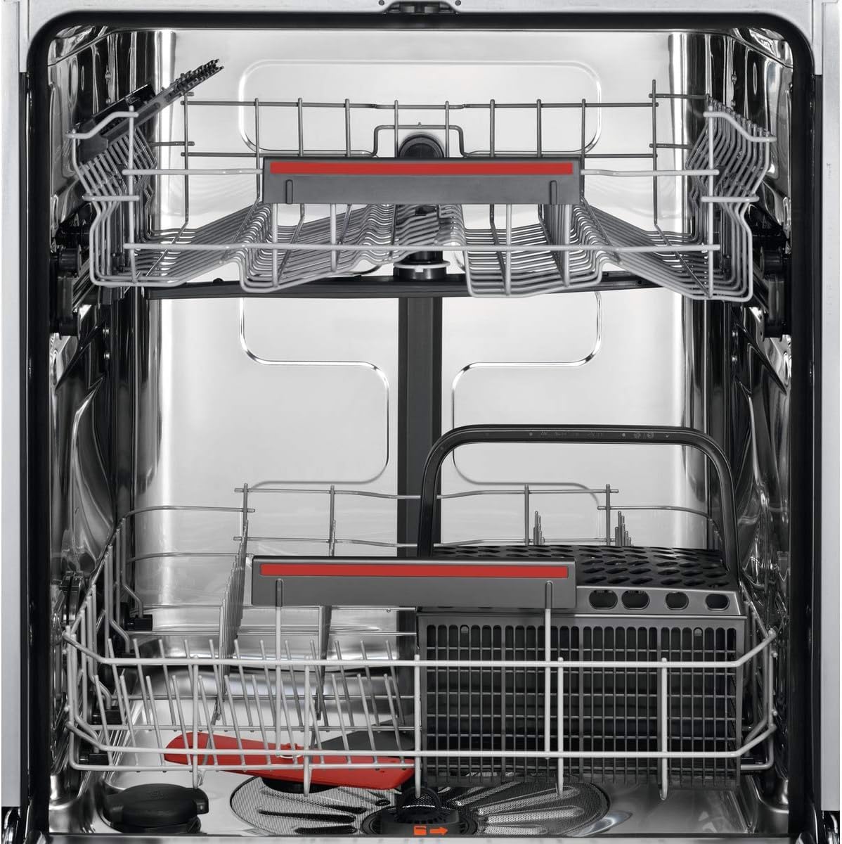 AEG FSB53617Z Lavavajillas de Integración AirDry 13 cubiertos, Desconexión automática, Display con sistema QuickSelect, 7 programas a 3 temperaturas, Motor Inverter, 46 dBA, Blanco, 60 cm — view 6