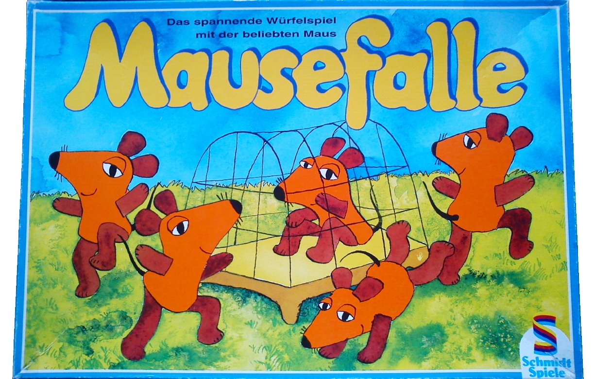 Schmidt Spiele 40505 - Gioco Da Tavolo Il Topo - Trappola Per Topi, Per 2-6 Giocatori, Dai 4 Anni
