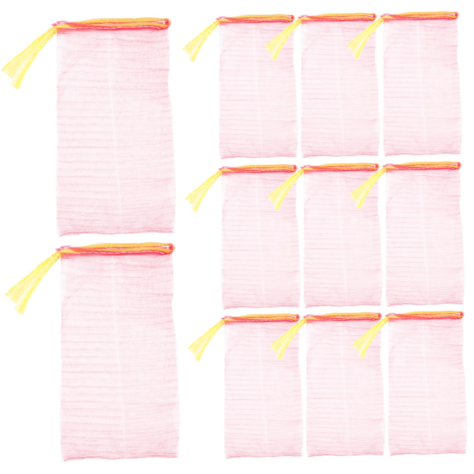 PRETYZOOM50pcs Agricultural Product Storage Bags Seafood Boiling Bag Vegetable Bag Fruit Netting Cover Bag Apple Bags Potato Storage Bag Onion Storage Bags Organizer Plastic Mesh