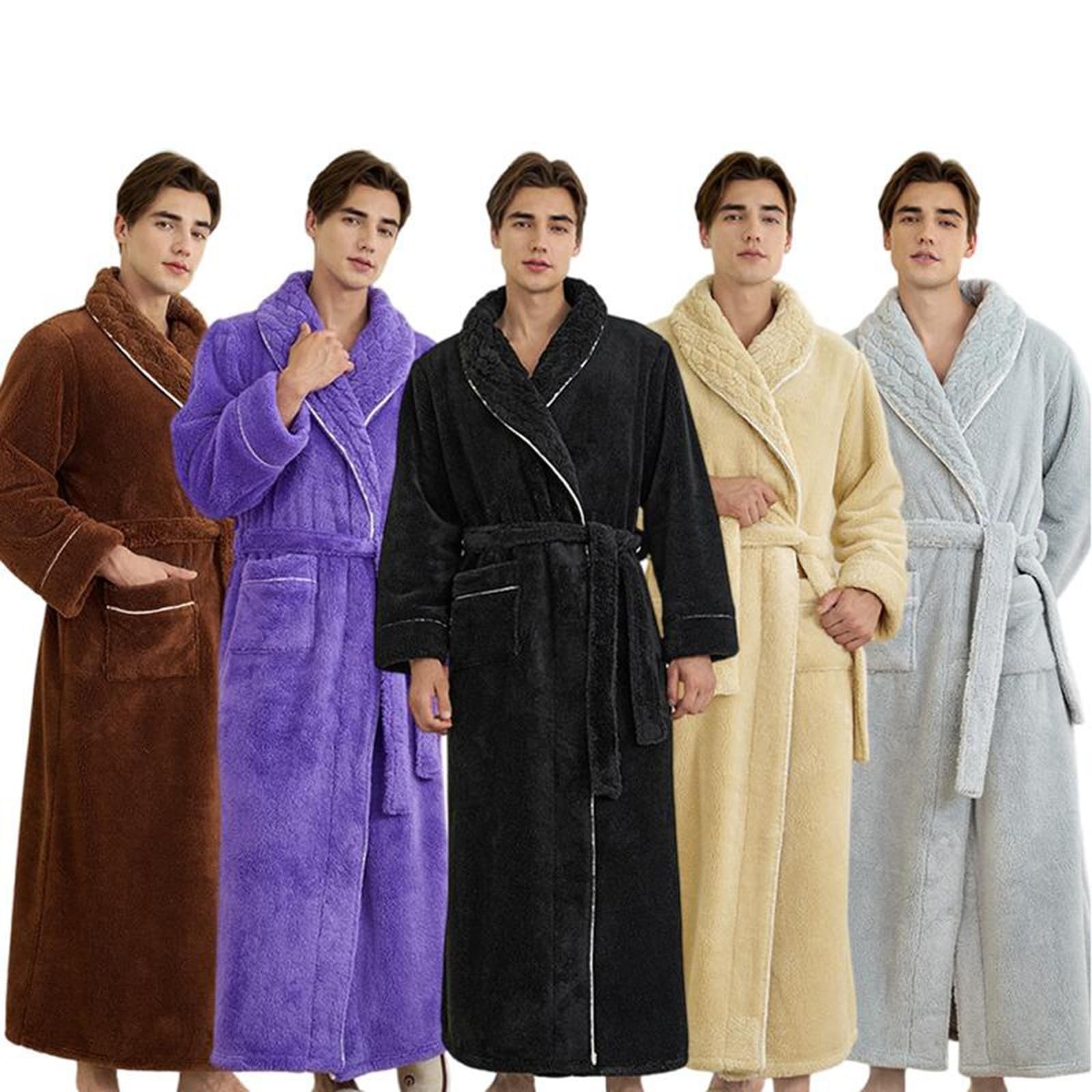 Accappatoio da viaggio leggero con cappuccio, pratiche tasche frontali, leggero, unisex, accappatoio da sauna in spugna