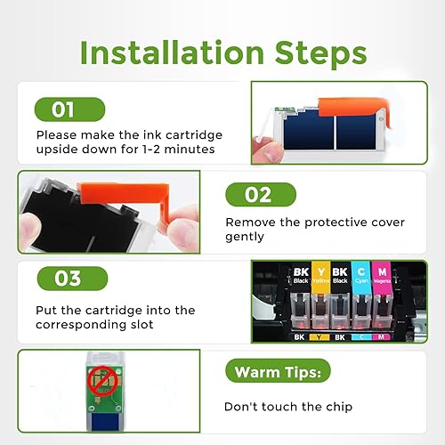 Vista 53 de Cartucho de tinta de color 61XL para HP 61 XL 61 Tinta de color para Envy 4500 4502 5534 5535 DeskJet 2512 3510 2542 2540 2544 3000 3050a 3052a 1055