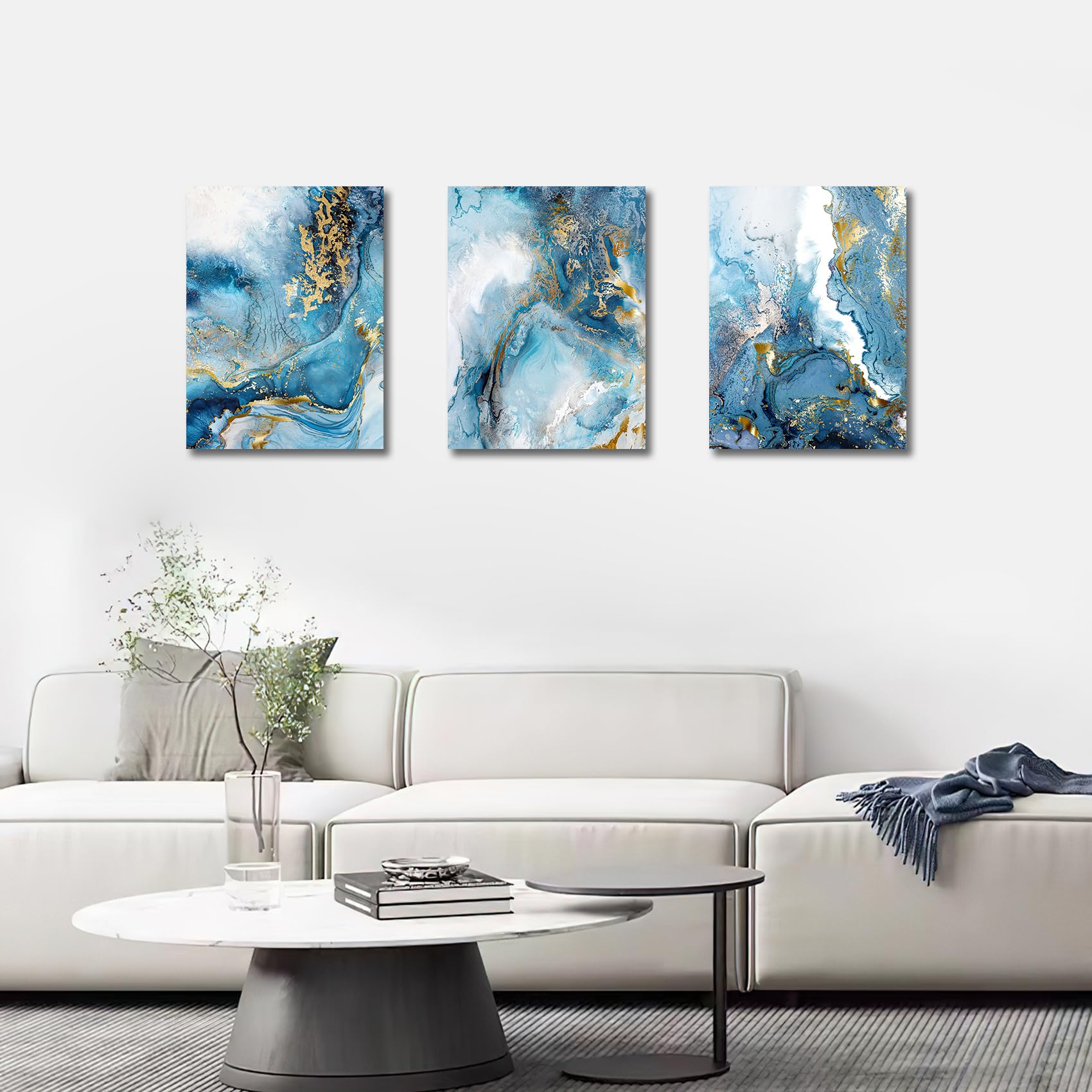 3 Pcs Wooden Framed Canvas Wall Art Set Bohemian Sage Green Canvas Prints Poster Geometric Line Beige Green Pictures for Living Room Bedroom Dinning Room Hallway Stairs Wall Decor 30x40cm x3pcs — view 144