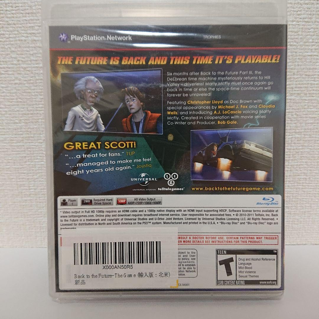 Amazon.co.jp: バックトゥザフューチャー PS3 ゲーム 輸入版