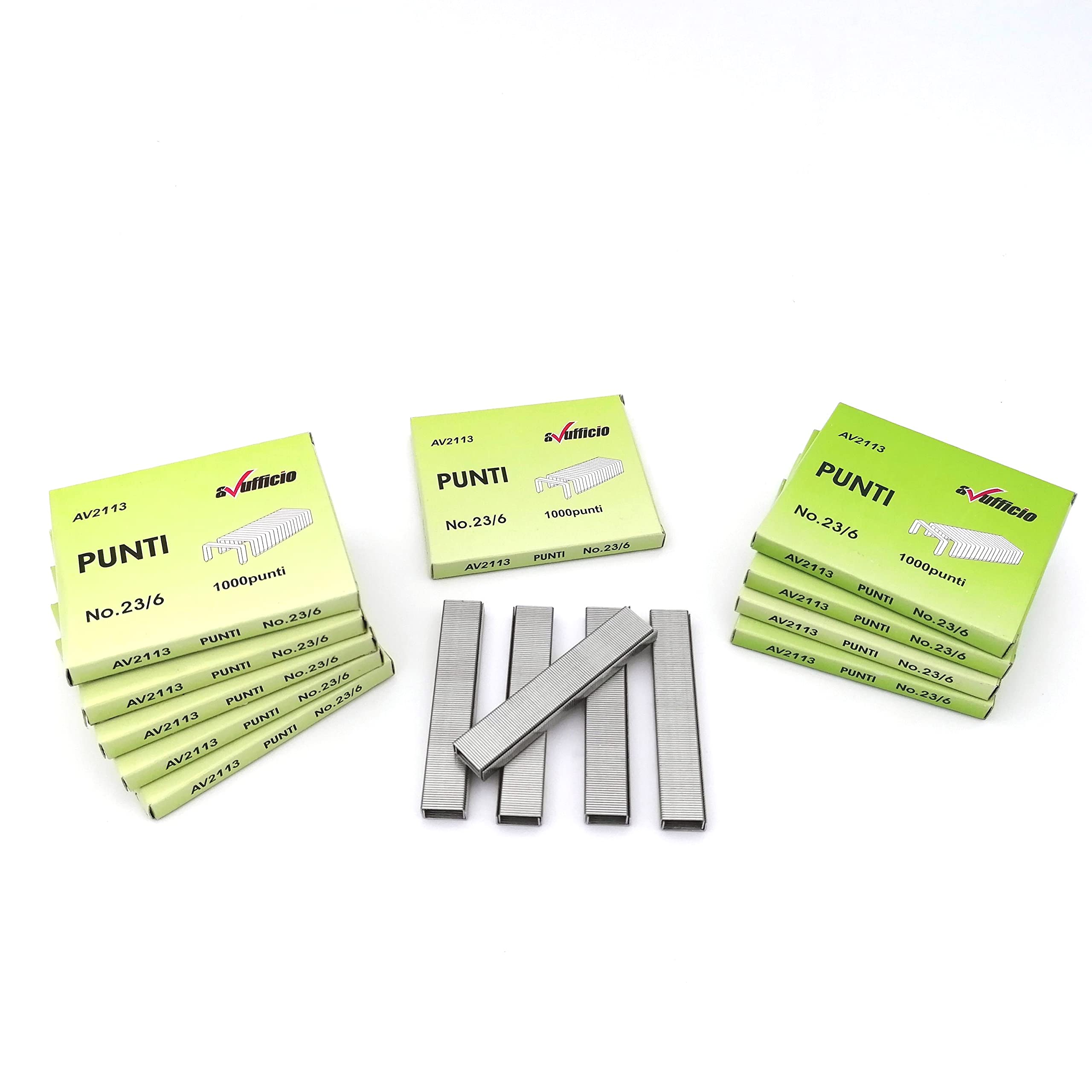 Image secondaire de Agrafes Alevar N° 23/6 - Paquet de 10 Boîtes de 1000 Agrafes