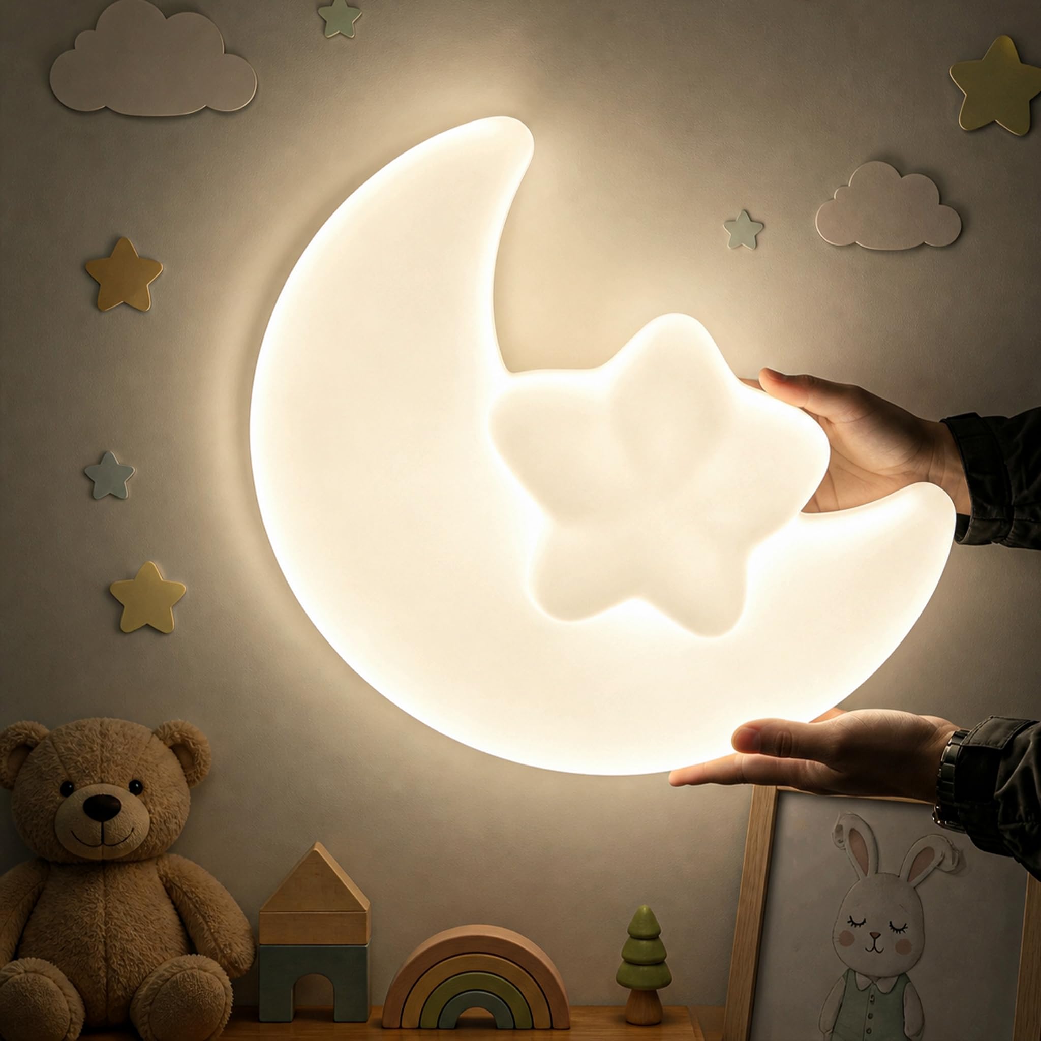 Lámpara Techo con Luz Regulable 3000K-6000K, Plafón LED Techo con Control Remoto, Lámparas de Techo Salon para Habitación Infantil, Sala de Estar, Dormitorio, cocina, Pasillo,etc