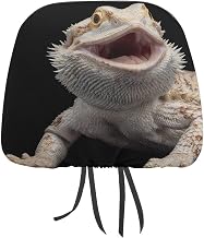 Bearded Dragon Australia Car Headrest Cover Universal Car Seat Rest Protector 1 PCS