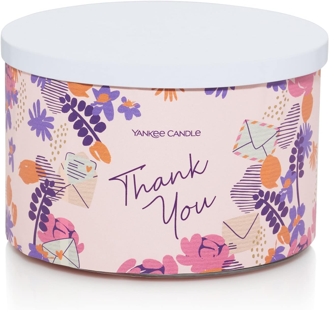 Yankee Candle 3-Wick Candle, Pink Sands Scented Candle, 18oz, Thank You Gift Candle for Teacher Appreciation/Women/Mom/Best Friends