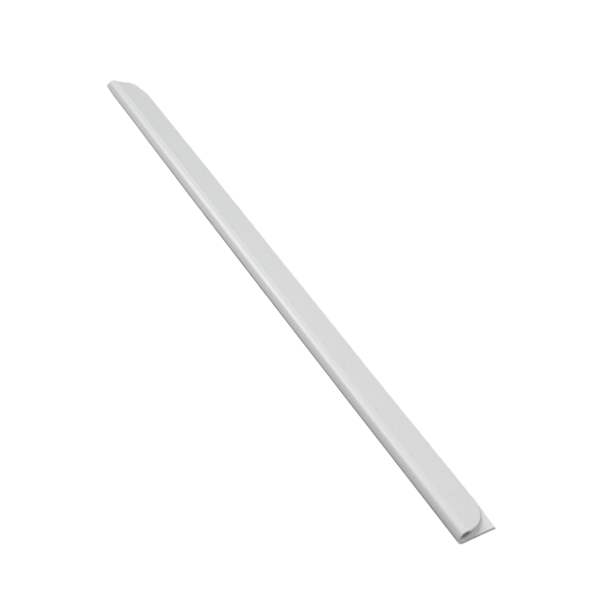 LEO’s - 100 x Klemmschienen Weiß DIN A4 (297 mm) FH 3-4 mm für ca. 30 Blatt - Klemmschiene zum Binden von ungelochten Papier Unterlagen und Blattsammlungen - Klemmleiste aus Hart-PVC