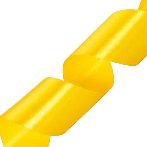 Vista 389 de Cinta de satén sólido azul real de 1 pulgada, cinta de tela artesanal de 50 yardas para envolver regalos, ramos florales, decoración de fiesta