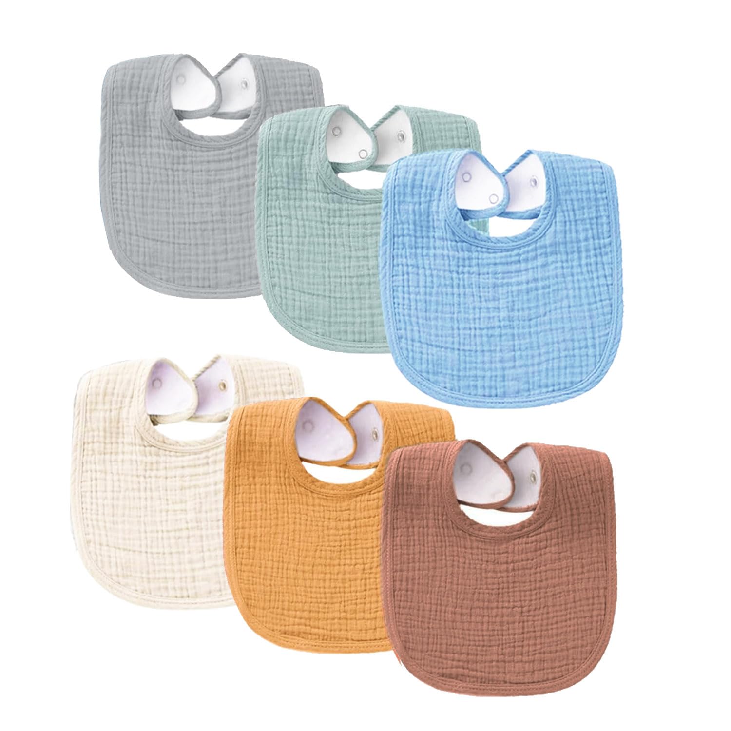 SLOSH Bavaglini Bavaglino Neonato Cotone Baby Pappa Morbidi Panno Per Ruttino Assorbenti Burp Neonati Neonata Lavabile