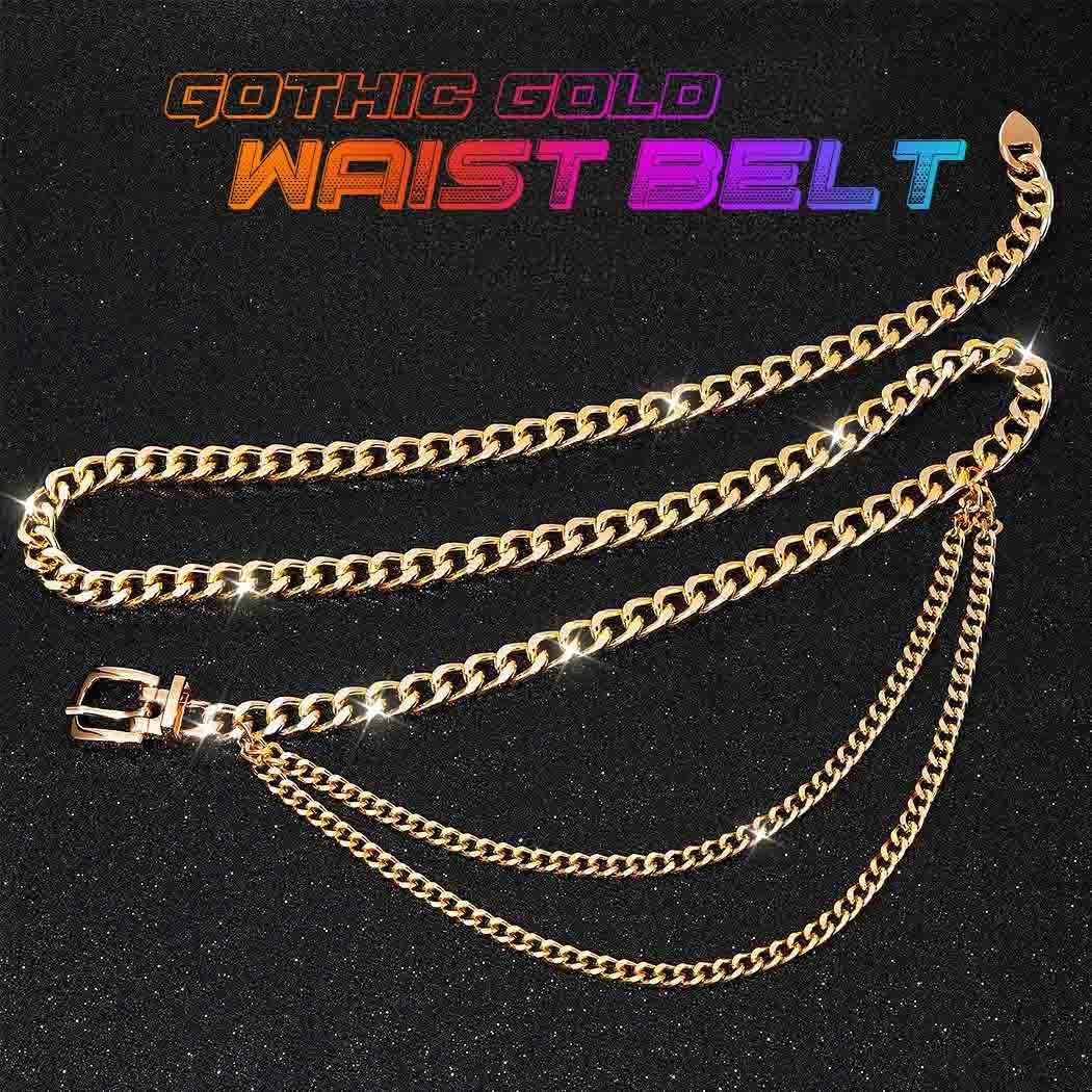 CLOACE Punk Waist Chain Gold Layered Body Chains Sexy Body Jewelry Accessories for Women - Image 2