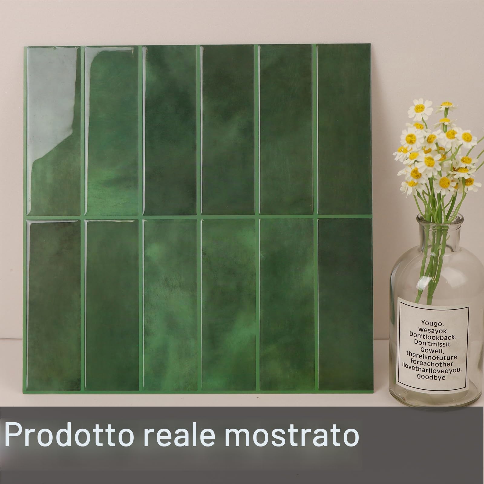 Upgrade - Piastrelle adesive 3D, autoadesive, 2,5 mm, per cucina, cucina, 10 pezzi (30,5 x 30,5 cm)