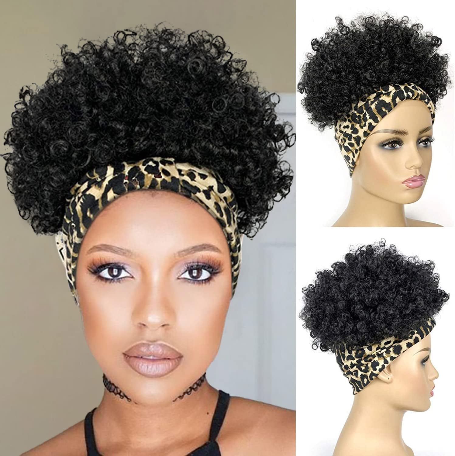 Allyreetress Short Wigs for Black Women Afro Wigs for Black Women