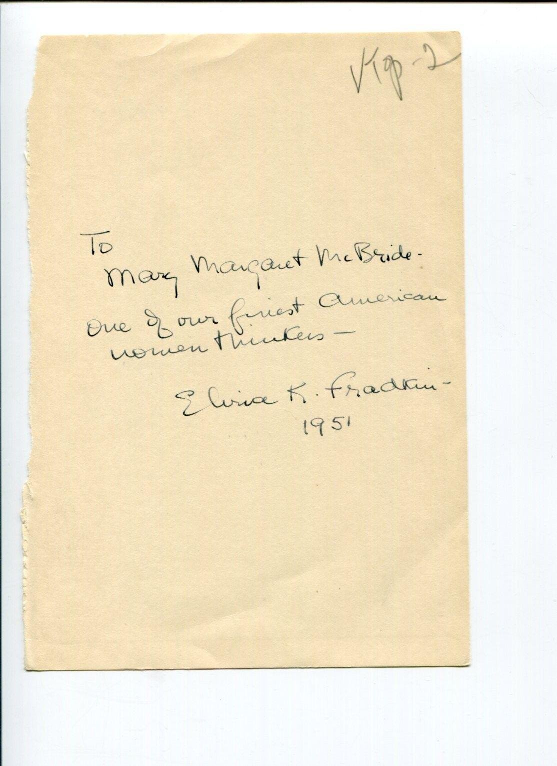 Elvira K. Fradkin To Bomb or Not Bomb Chemical Warfare Author Signed Autograph - Author Cut Signatures
