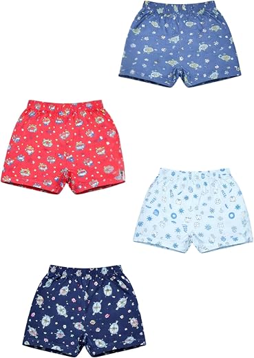 CUCUMBER Cotton Blend Boys Drawer | Soft & Breathable Innerwear Shorts for Kids | Lightweight Printed Underwear for Boys
