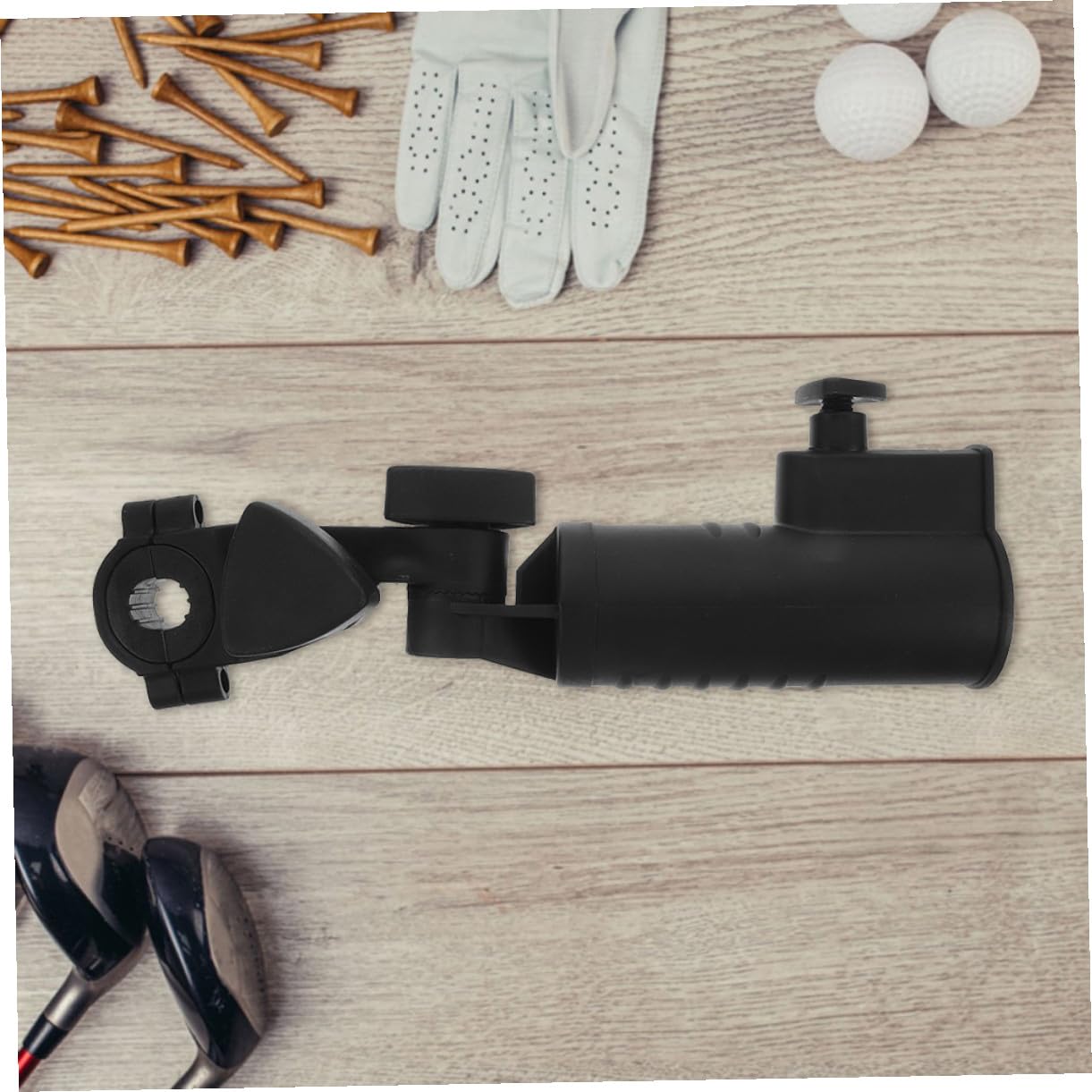 Verstellbarer Schirmhalter für Golfwagen und Golftrolley aus Robustem ABS Kunststoff Wetterfester Schirmständer für Kinderwagen Rollstuhl und Outdoor