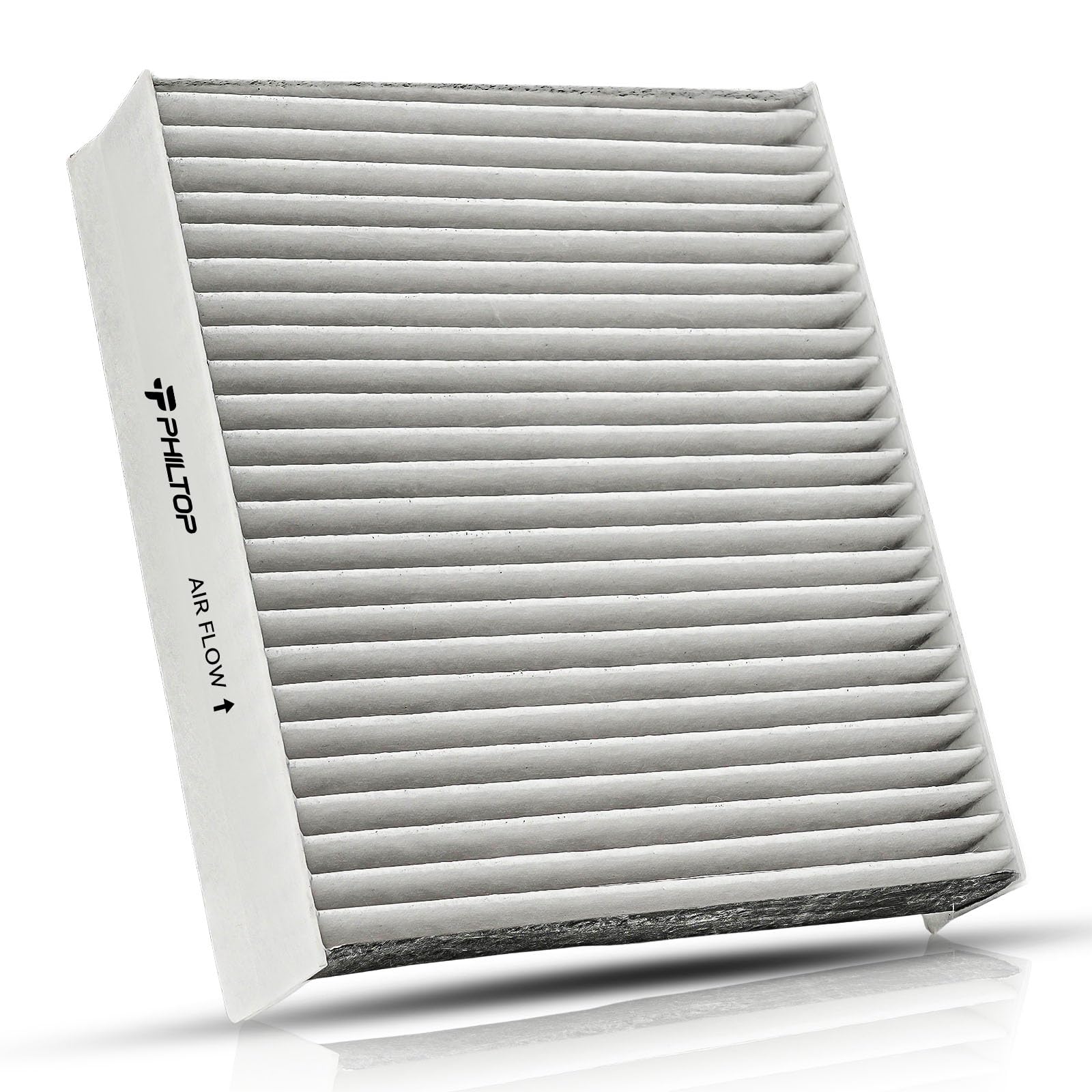 PHILTOP Air Conditioning Filter for Suzuki Solo/Hybrid Bandit Swift/Sport/Hybrid Mitsubishi Delica D:2 PM2.5 Removal, Anti-Virus and Pollen Removal, Special 4-Layer Construction, Activated Carbon Included, Deodorizing, Reference Item Number DCC7008