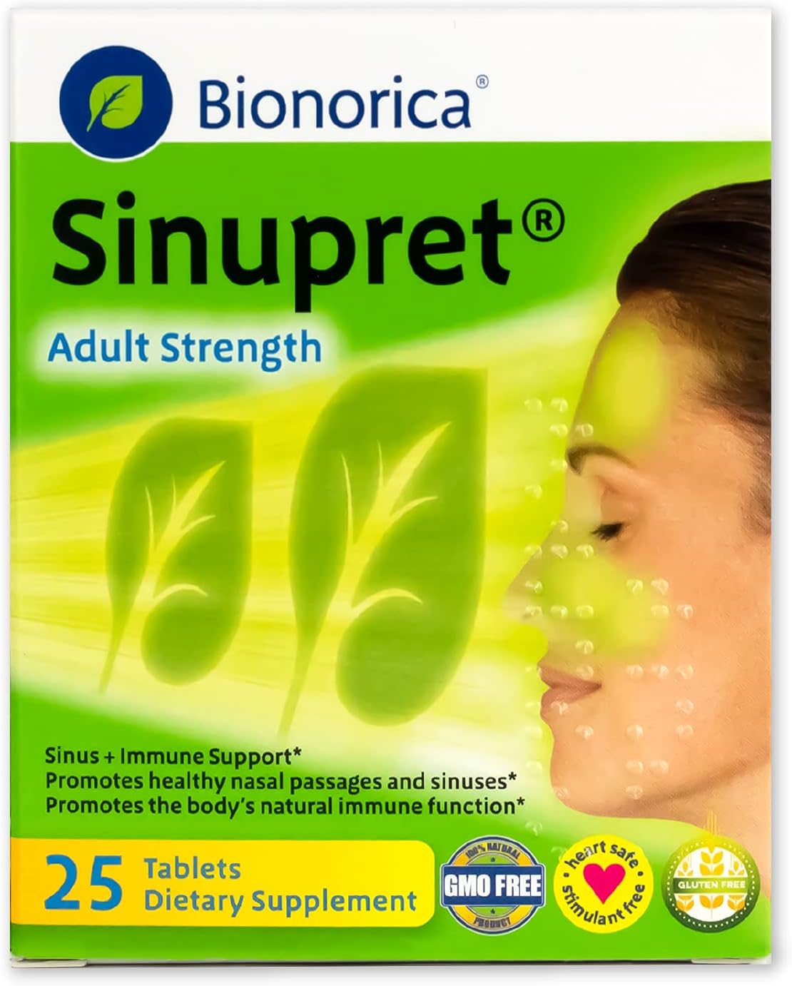 Bionorica Sinupret Plus For Adults-25 Tablets