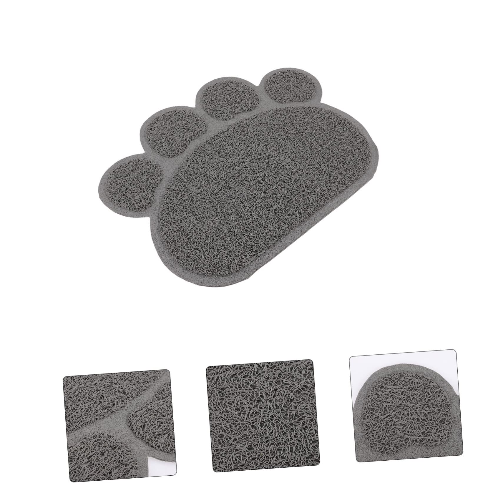 BESPORTBLE 3stücke Indoor Katzenstreu Matte Rutschfeste Und Langlebige Katzentoilettenunterlage Für Haustiere Vielseitige Futterunterlage