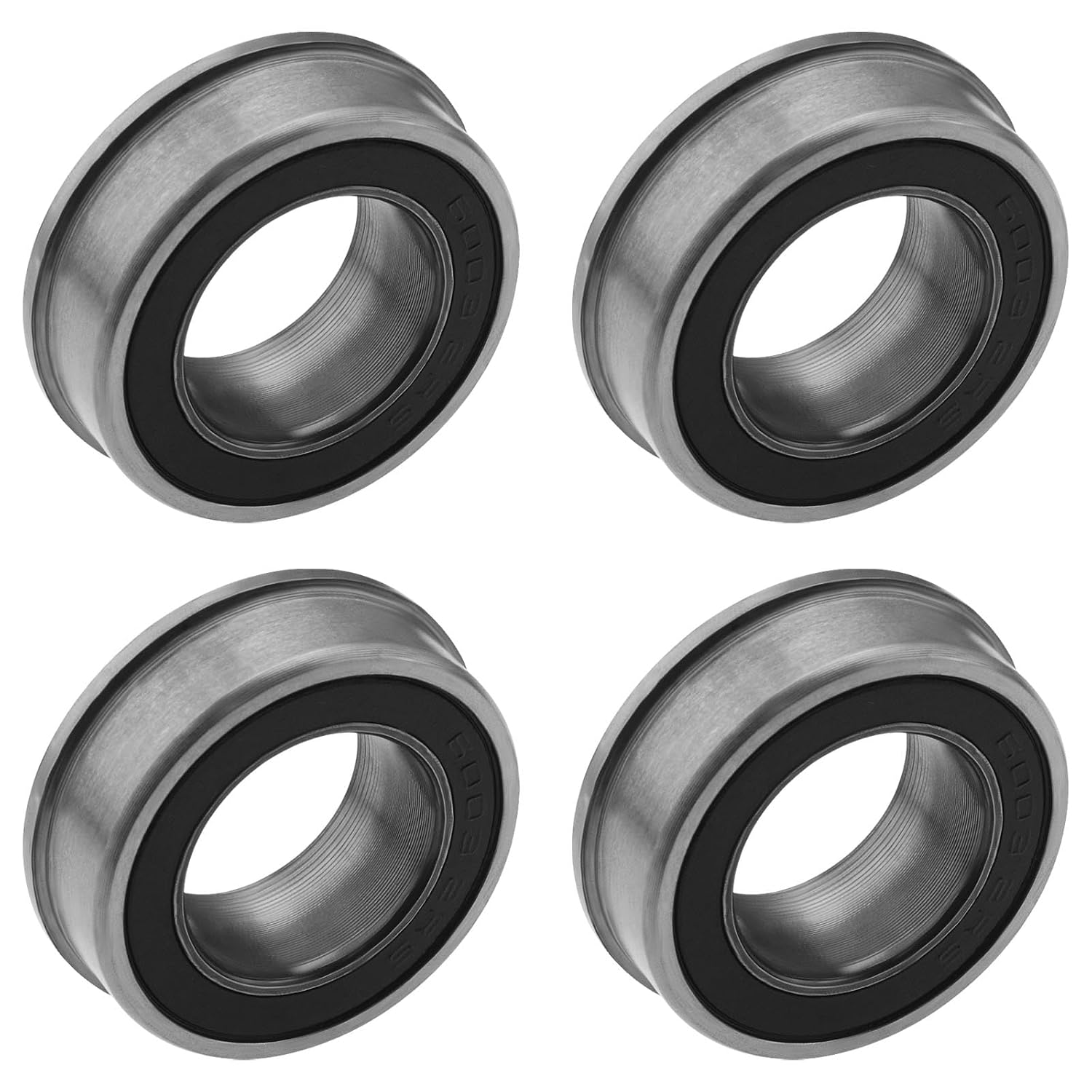 4PCS F600320/2RS Flanged Deep Groove Ball Bearings 20x35x11mm ABEC3