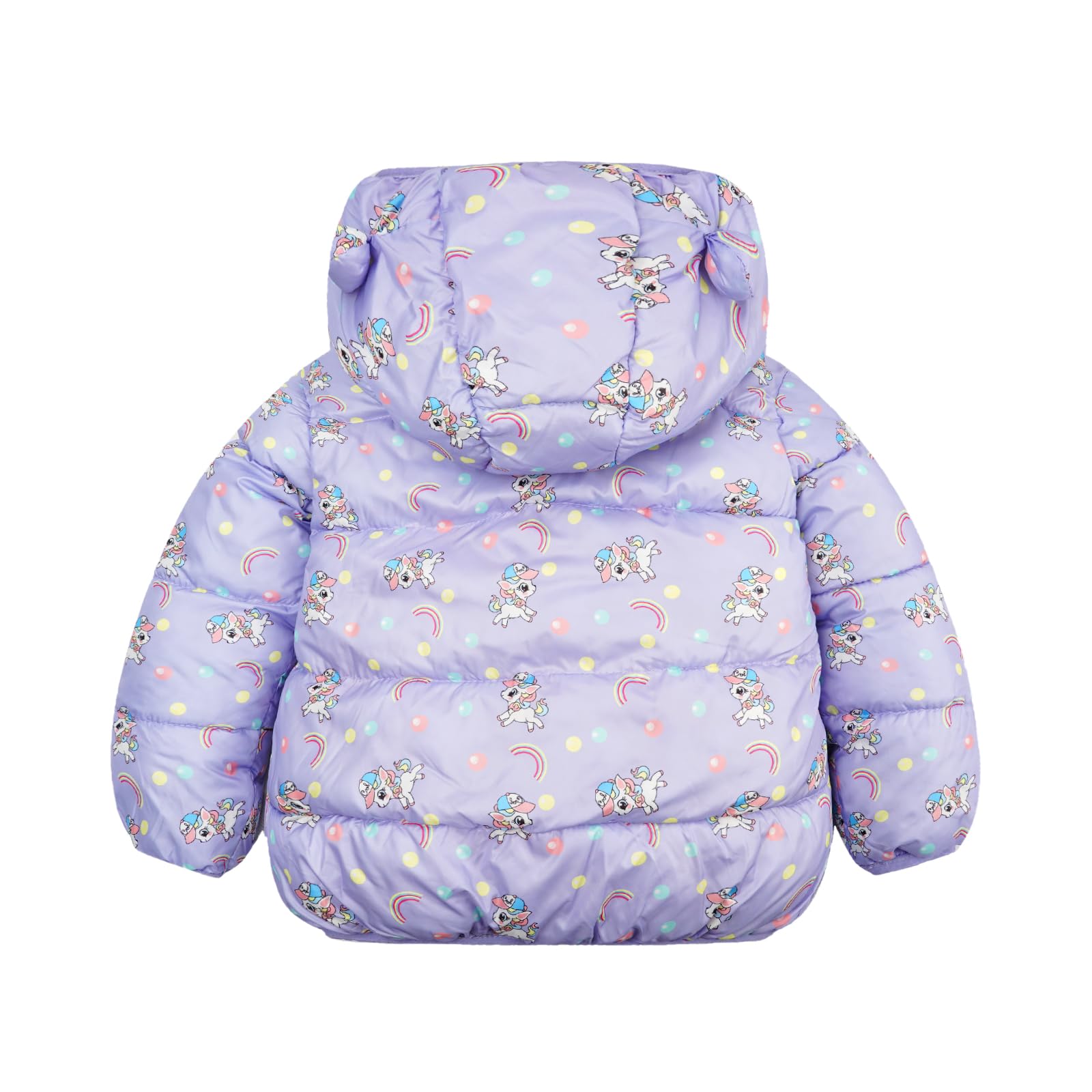 JiAmy Baby Kinder Winterjacke mit Kapuze Jungen Mädchen Wintermantel Winddicht Verdicken Warmen kinder jacke Reißverschluss Kapuzenjacke Fleece Mantel 18 Monate-5 Jahre