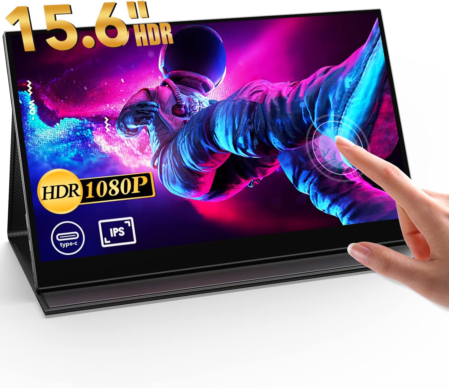 Amazon モバイルモニター EVICIV モバイルディスプレイ タッチパネル 15.6インチ FHD 1920x1080 ゲーム