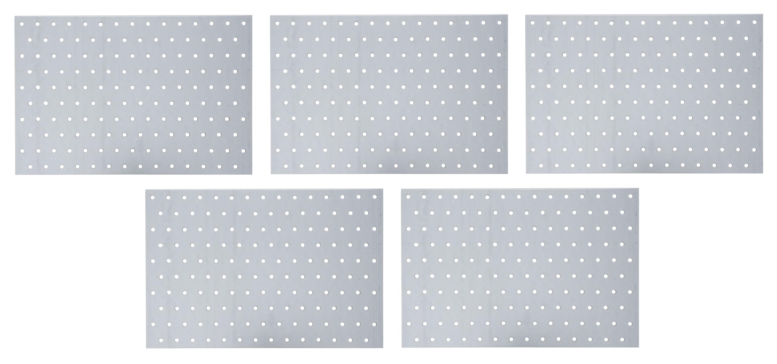 Alberts Steel 820831 Perforated Plate | Sendzimir Galvanised | 300 X 200 Mm | Set Of 5