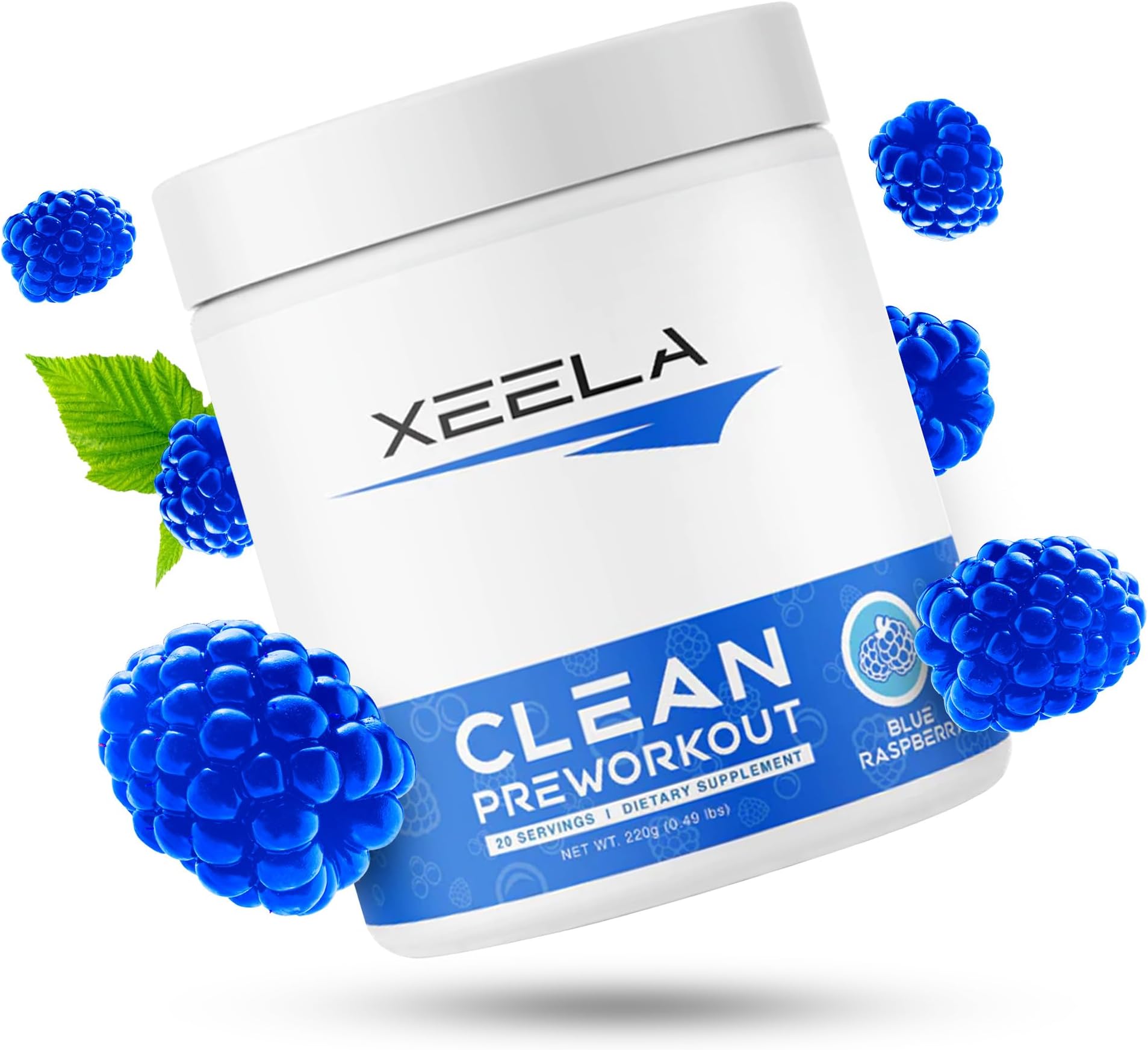 XEELA Organic Pre Workout Powder Clean Preworkout for Men