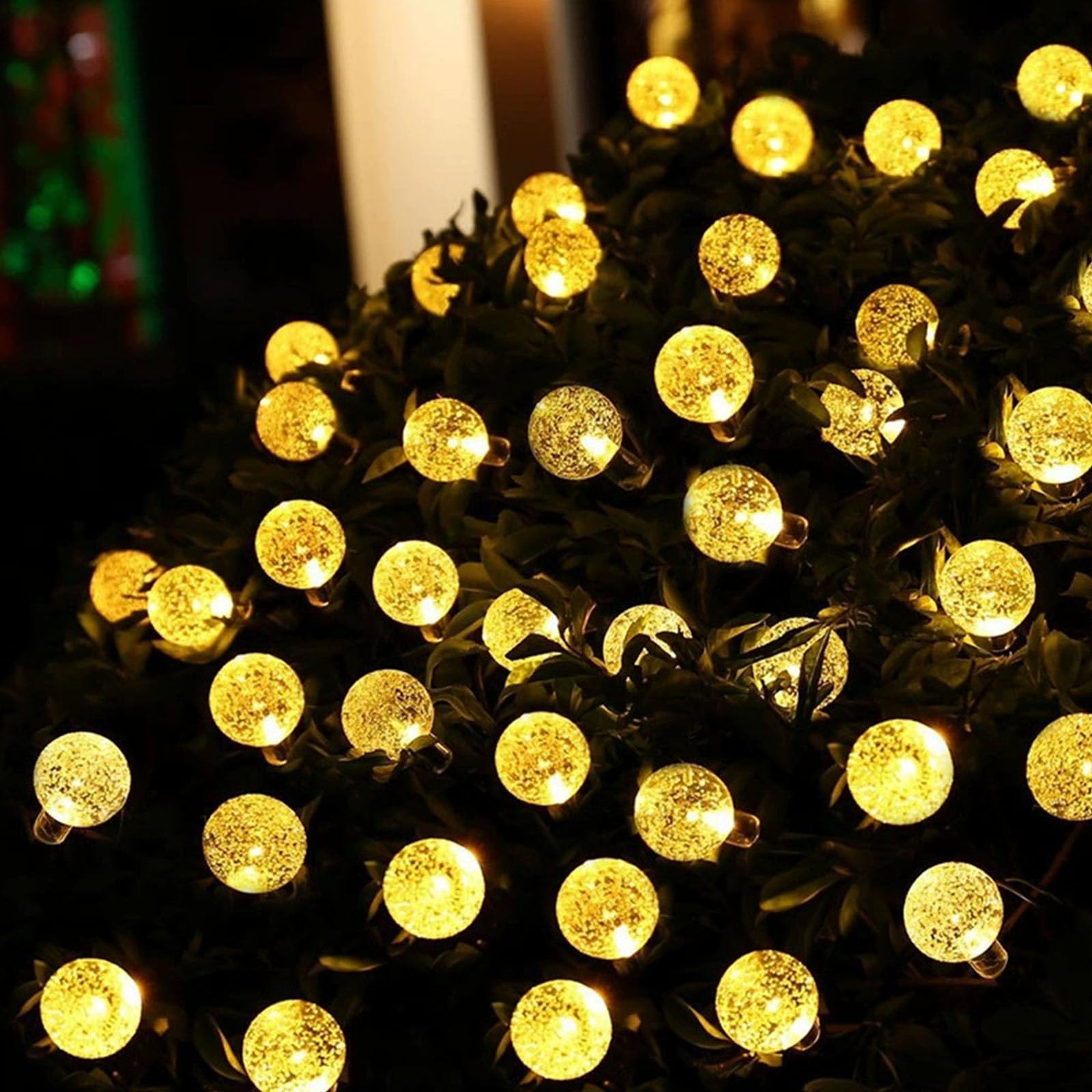 FANSU Catene Luminose da Esterno Solari,Catena Luci Luminosa Esterno Giardino IP65 Impermeabile Luci da Giardino Solari per Festa Terrazzo Patio Ristorante Recinzione (Luce calda,24mm/200LED/22M)