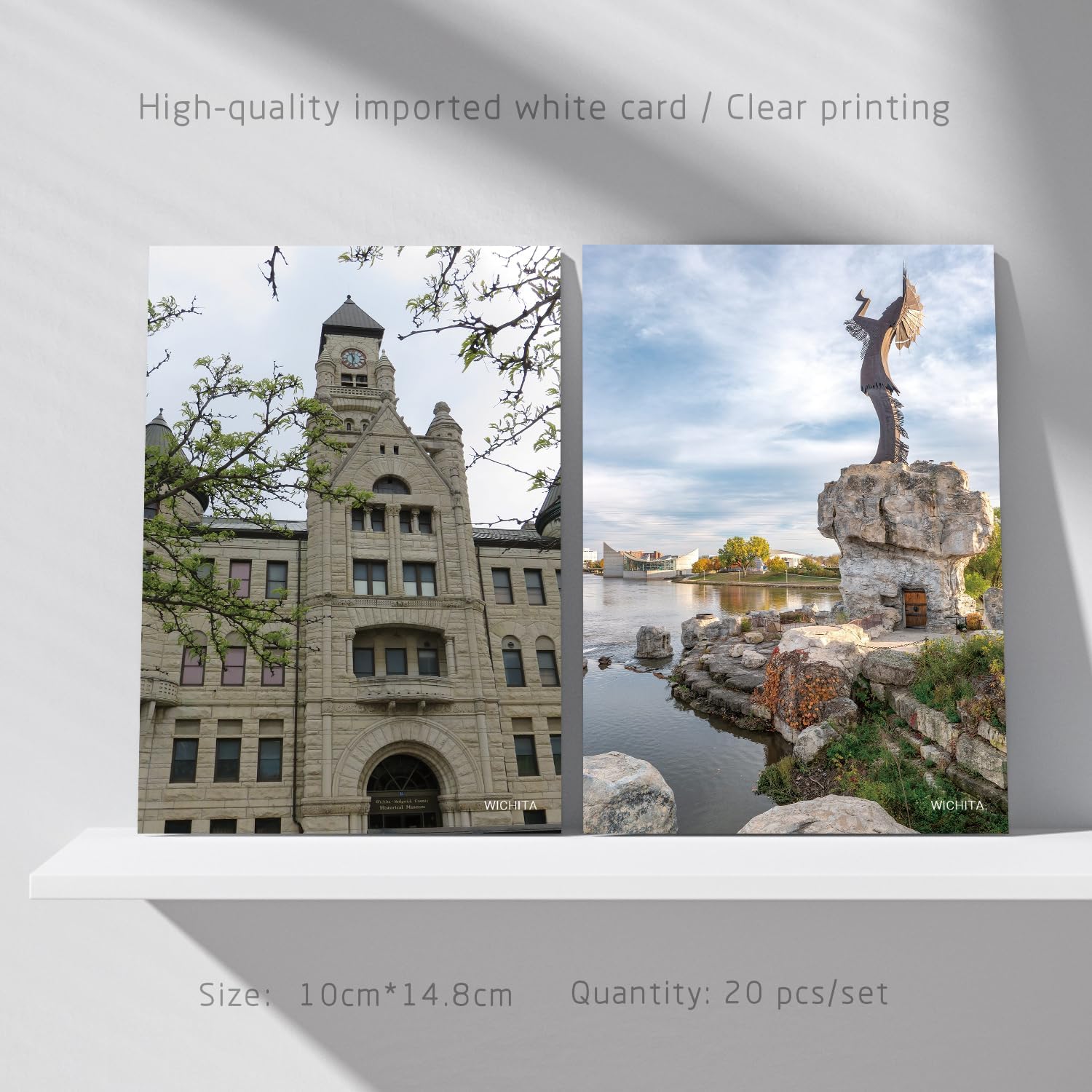 xtvinvm 米国都市ウィチタカンザス州旅行ポストカード 世界各地からのビンテージポストカード ビジネス/クリスマス/ホリデー/誕