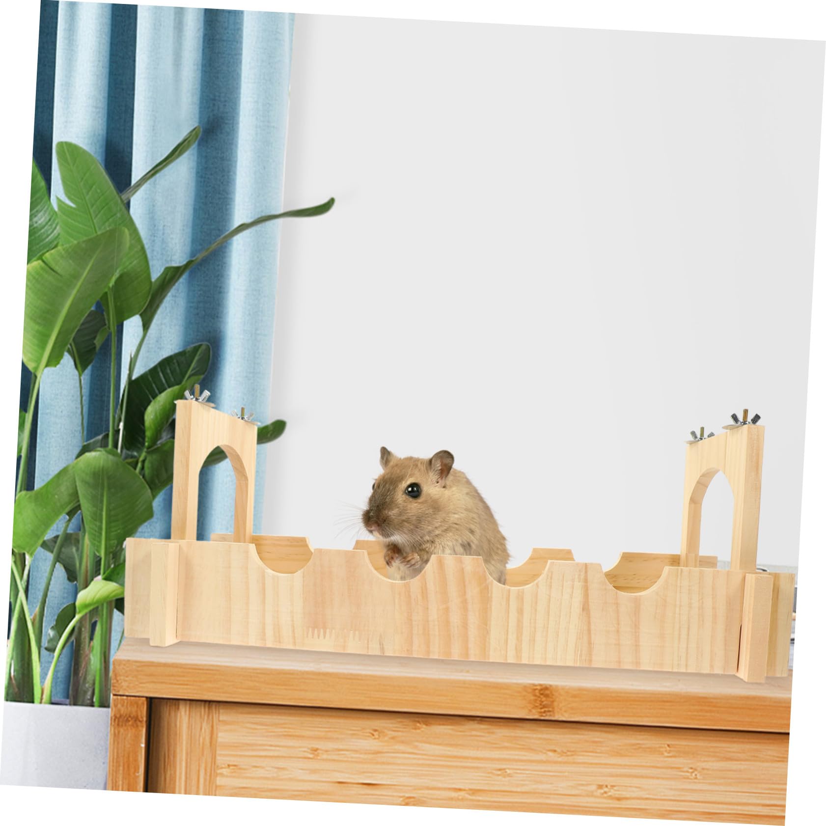 Hamsterkäfig Aus Holz Stabile Tierbrücke Für Kleintiergehege Rattenbrücke Als Tierversteck Geeignet Für Hamsterkäfige Und Meerschweinchengehege