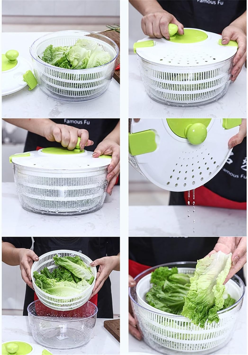 サラダスピナー サラダスピナー サラダ洗浄機 サラダ乾燥機 野菜付きサラダスピナー キッチン家庭用