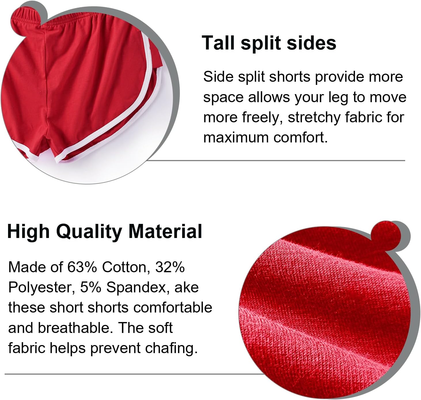 AIMPACT Mens Running Shorts 3 Inch Gym Athletic Workout Short Shorts Vintage Booty Shorts - Image 6