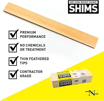 Wood Snapping Shim, 3/8 x 1-3/8 x 12-In., 42-Pk.