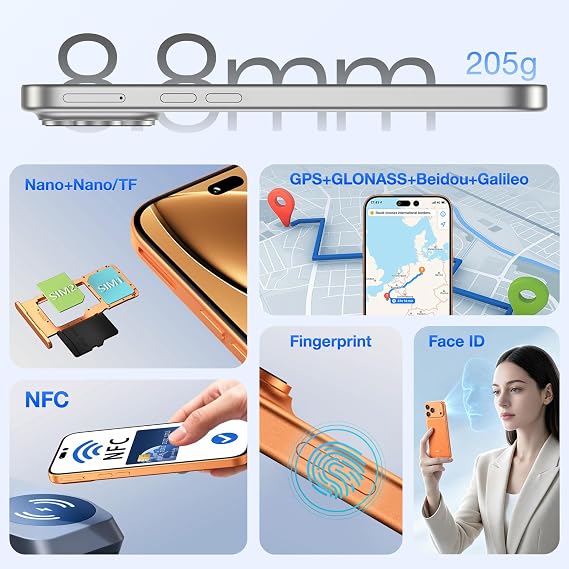 C17 PLUS Android 16 Mobile Phones, 6.9