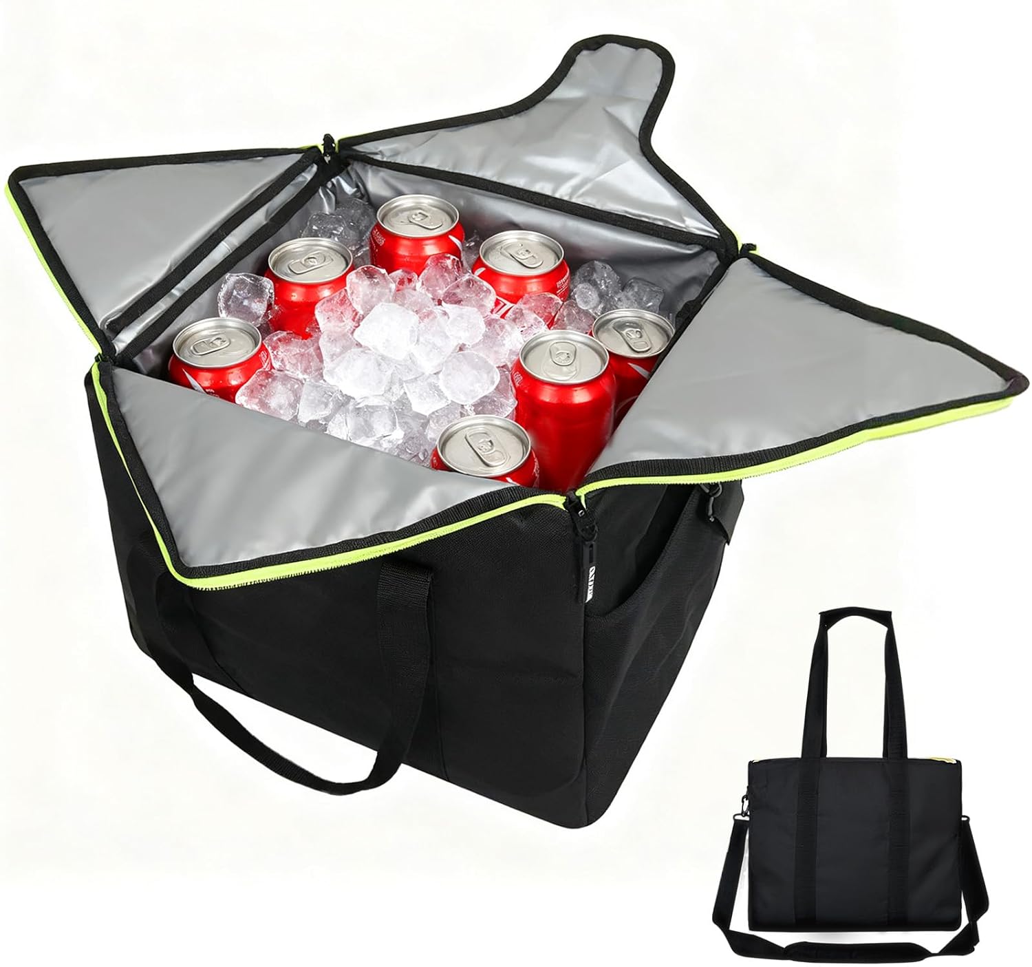 All-in-One Party Cooler Bag with Folding Design and Insulated Compartments -GETTOONE Ideal for Tailgating and Outdoor Events!