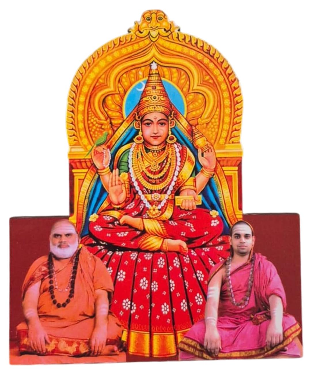 Divine Sharada Photo Frame - Blessing & Pooja Gift -1 Divine Sharada Photo Frame - Blessing & Pooja Gift -1