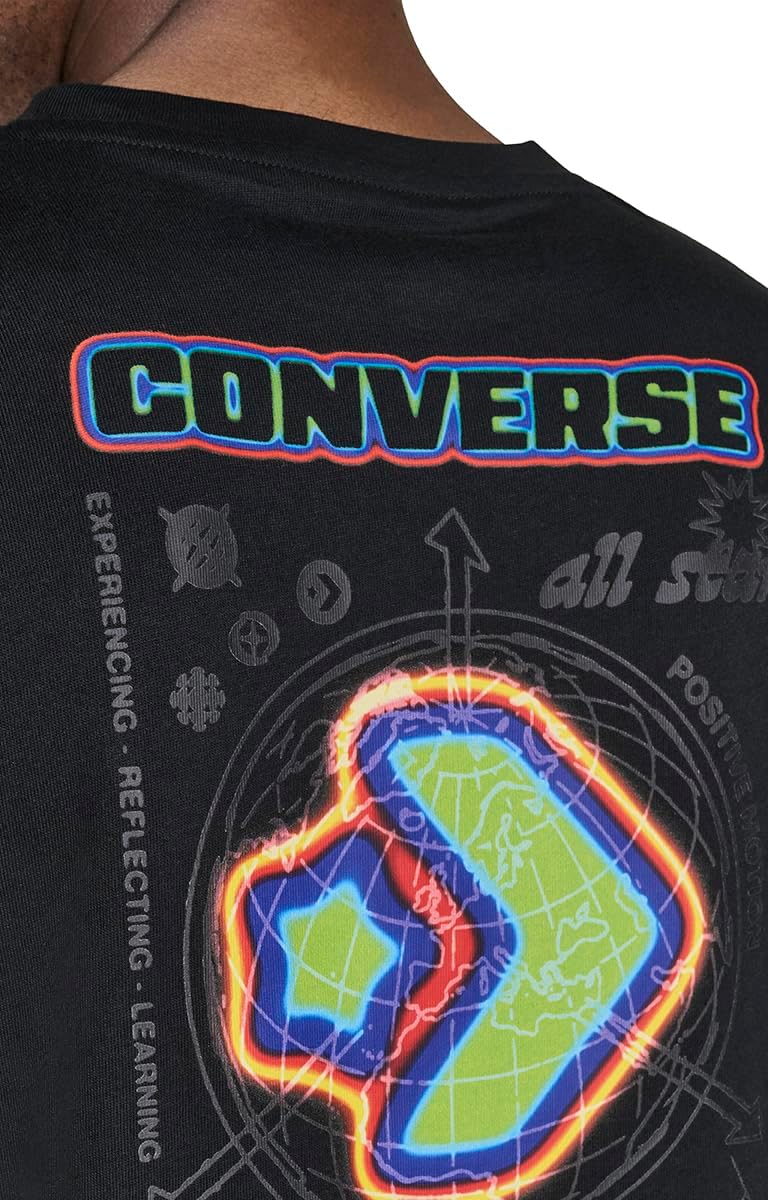 Converse Mens Small Star Chevron Logo Tee - Image 7