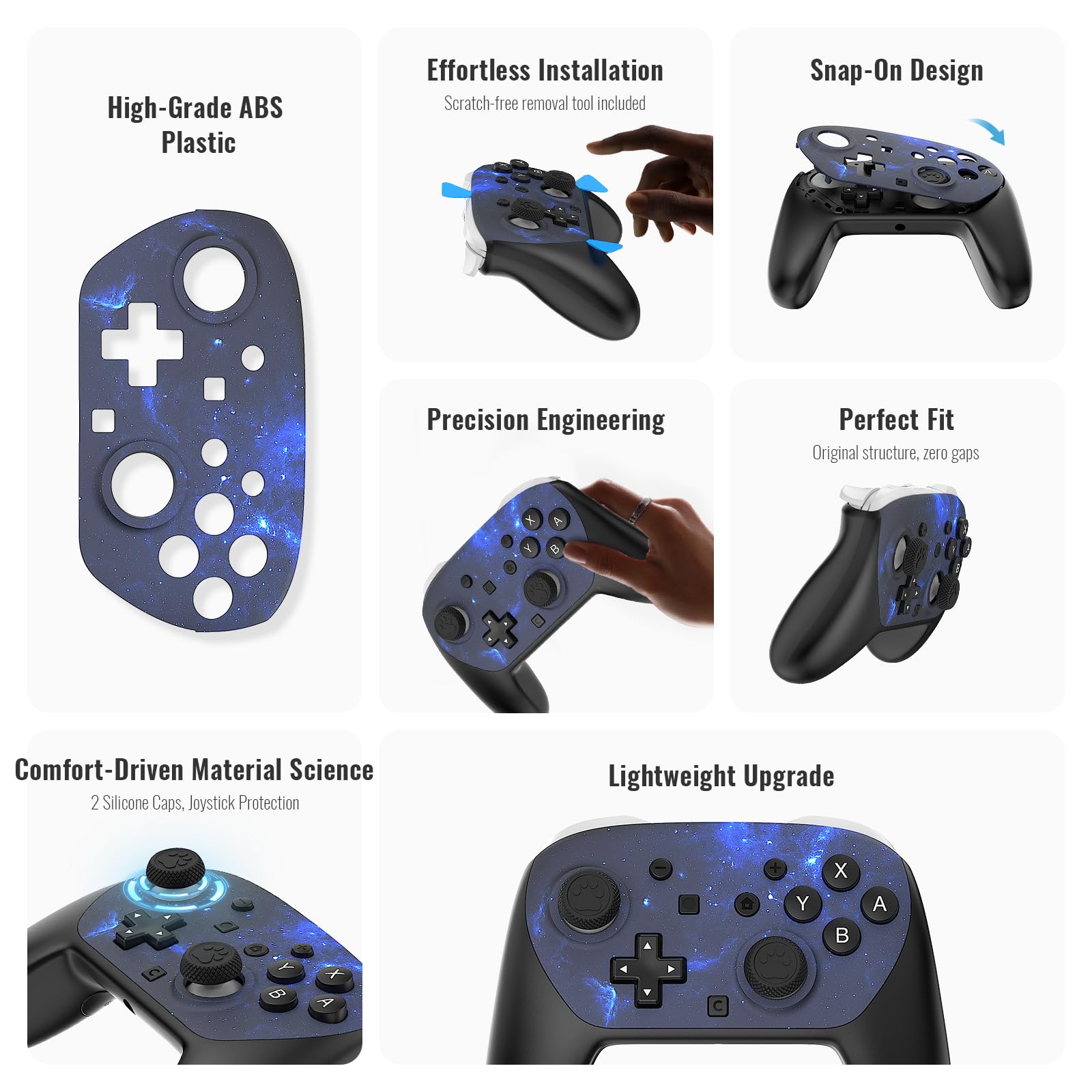 Amazon.com: EJGAME Replacement Faceplate for Switch 2 Pro