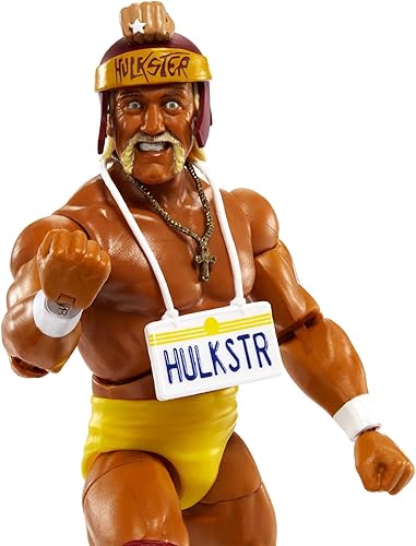 Miniatura 3 de Mattel Hulk Hogan Elite Collection Figura de acción, 6 pulgadas, regalo coleccionable para fanáticos a partir de 8 años