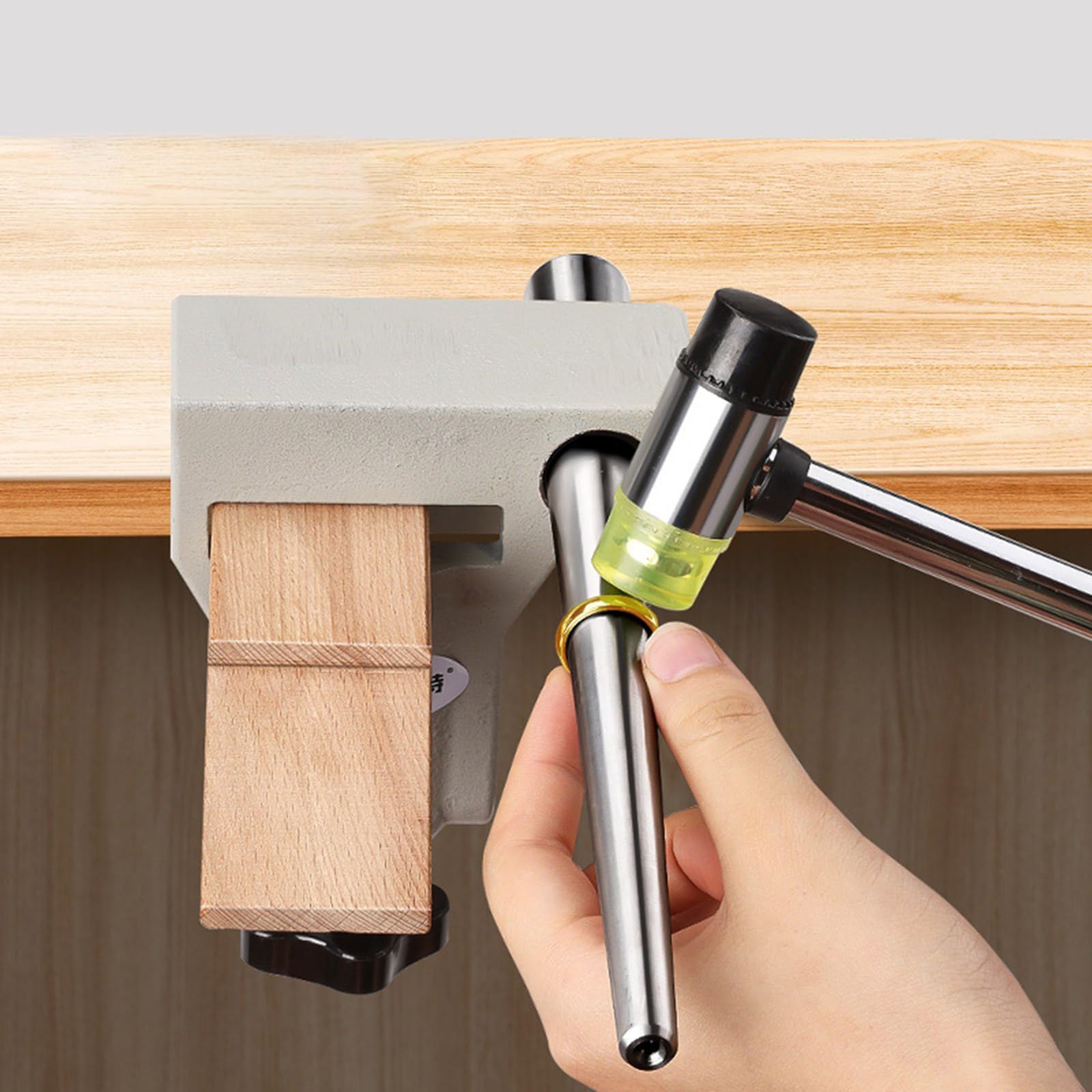 Professionale Desktop Strumento di Correzione Dei Monili Metallo Legno Holder Workstation per Ridimensionamento e Incisione Dei Monili Morsetto di