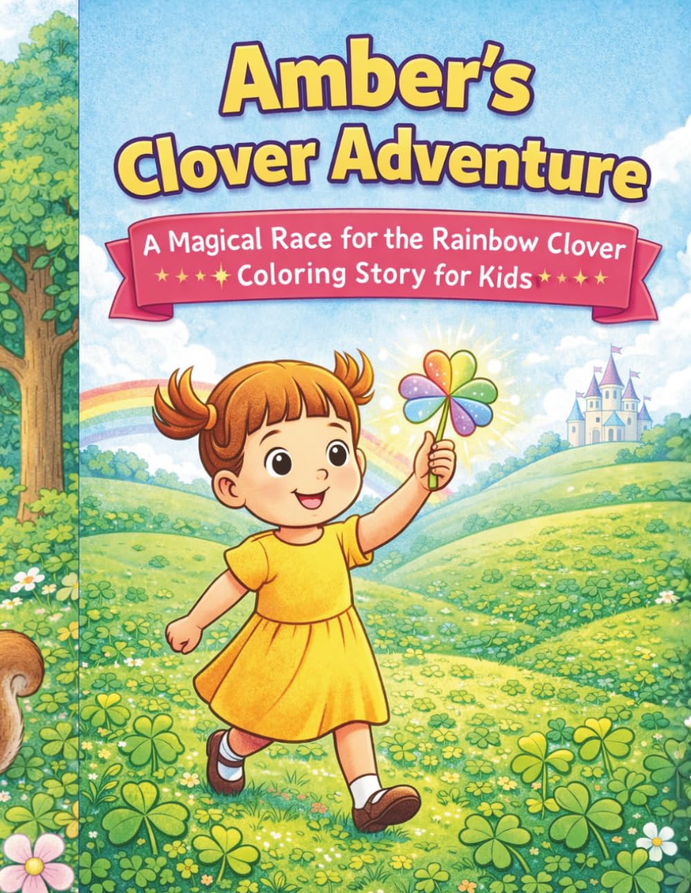 Amber's Clover Adventure: A Magical St. Patrick’s Adventure — Coloring Story for Kids (Amber's Adventures)