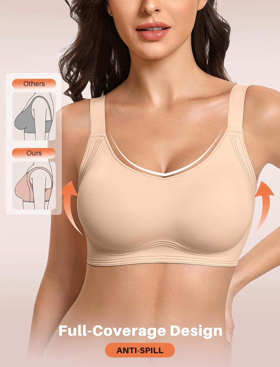 Avidlove Jelly Bras for Women No Underwire Wireless Push Up Bra Comfortable Full Coverage Seamless Womens Bralettes - Image 7